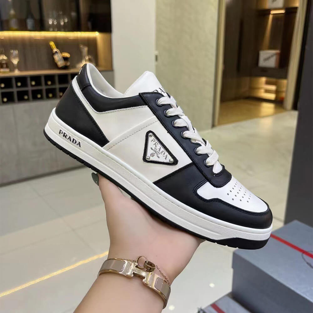 Pra*a Downtown nappa leather sneakers