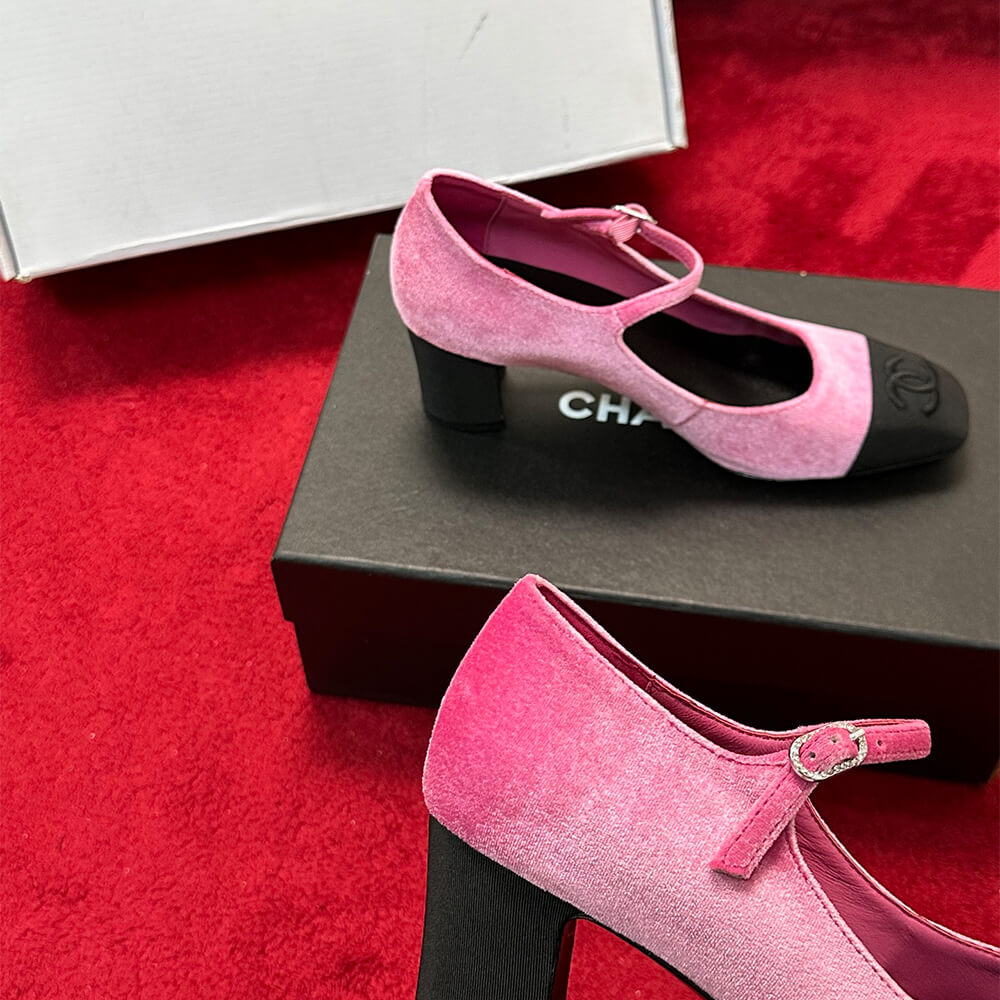 Ch**el Mary Janes Heel