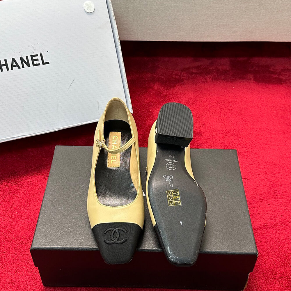 Ch**el Mary Janes Heel