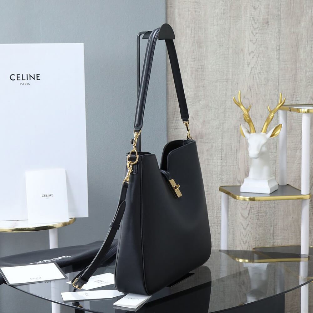 Ce1i*e MEDIUM CAMILLE 16 SOFT BAG IN SMOOTH CALFSKIN(HIGH-END GRADE)