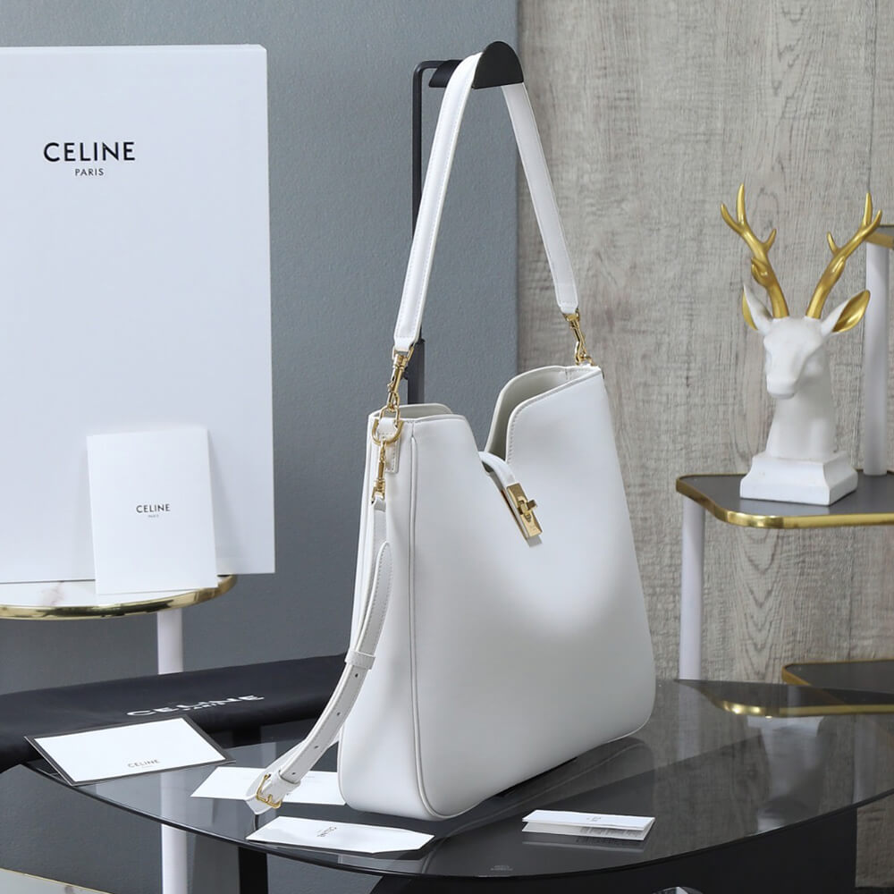 Ce1i*e MEDIUM CAMILLE 16 SOFT BAG IN SMOOTH CALFSKIN(HIGH-END GRADE)
