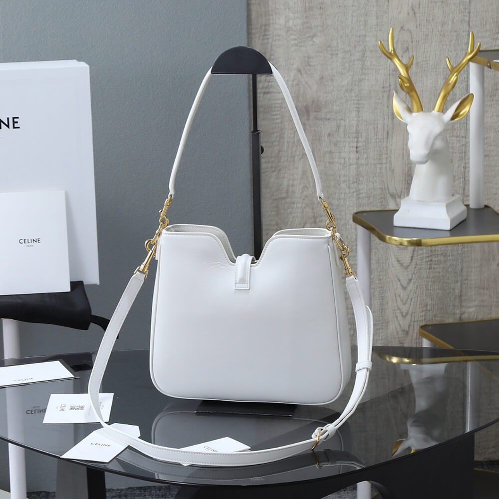 Ce1i*e SMALL CAMILLE 16 SOFT BAG IN SMOOTH CALFSKIN(HIGH-END GRADE)