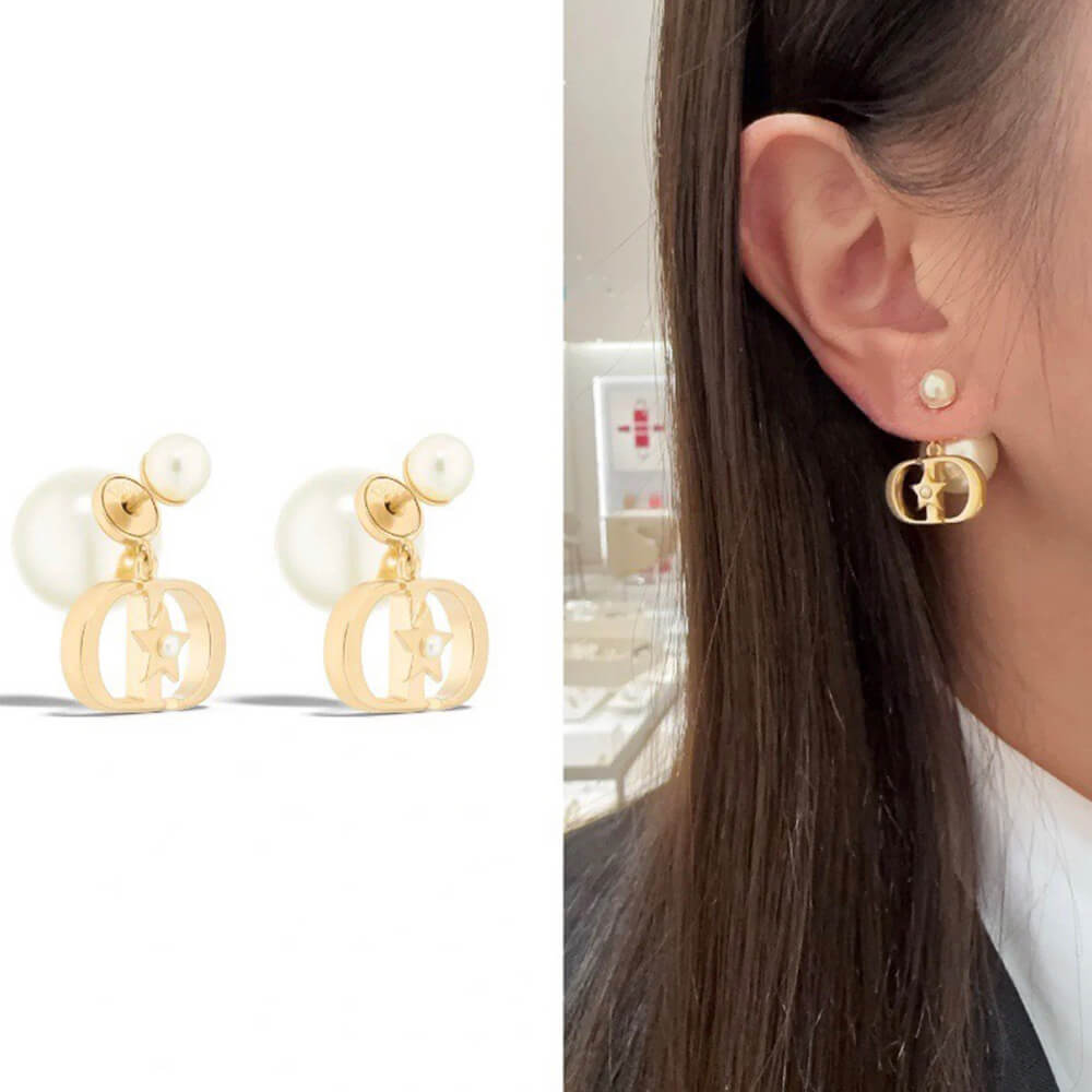 D10r PEARL EARRINGS