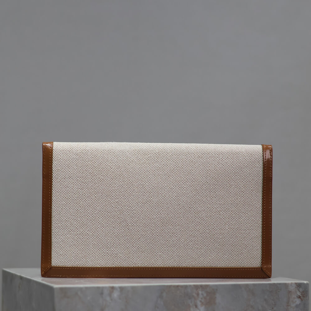 Y51 uptown pouch in canvas and leather