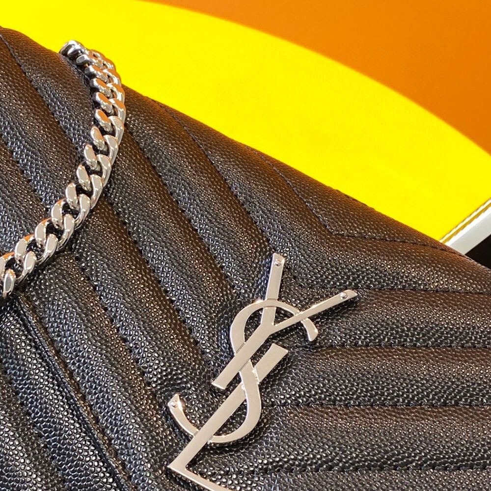 Y51 classic cassandre chain wallet in grain de poudre leather(high-end grade)