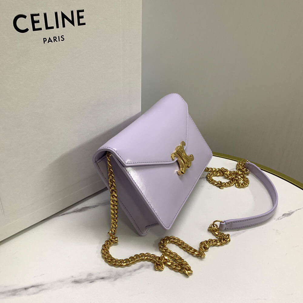 WALLET ON CHAIN MARGO in Shiny calfskin(HIGH-END GRADE)