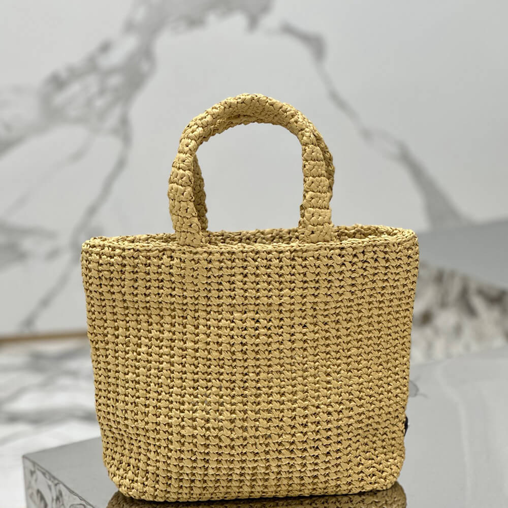 Pra*a Small crochet tote bag(high-end Grade)