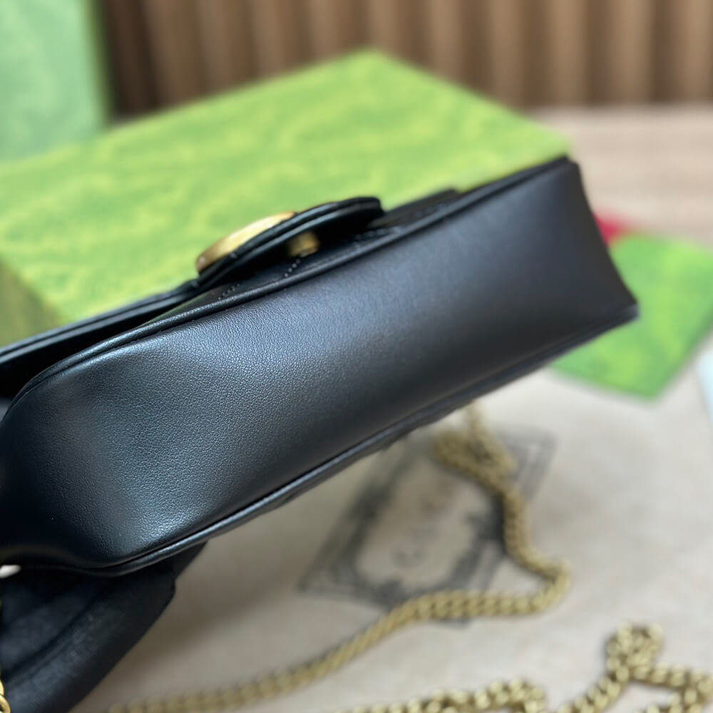 GG Marmont matelasse leather S*per mini bag(high-end Grade)
