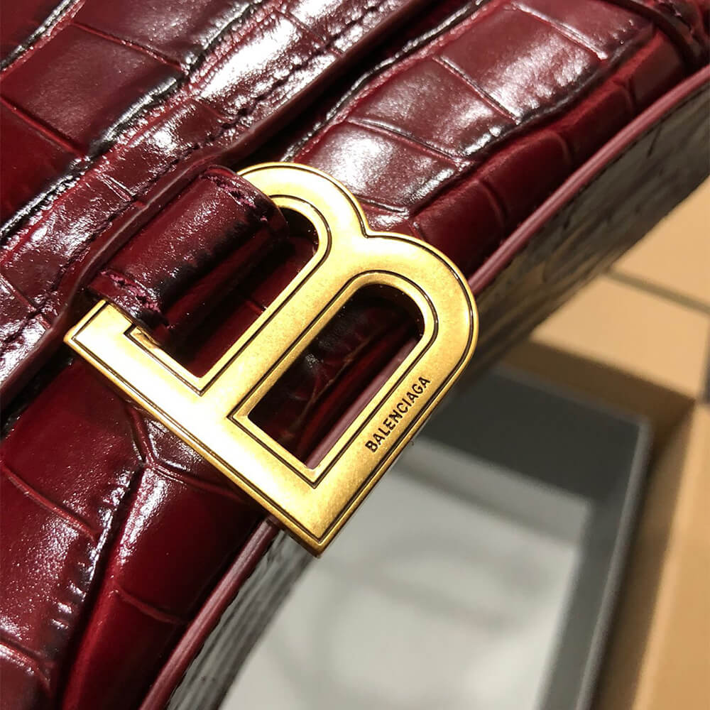Ba1en*iaga Hourglass Handbag Small(high-end grade)