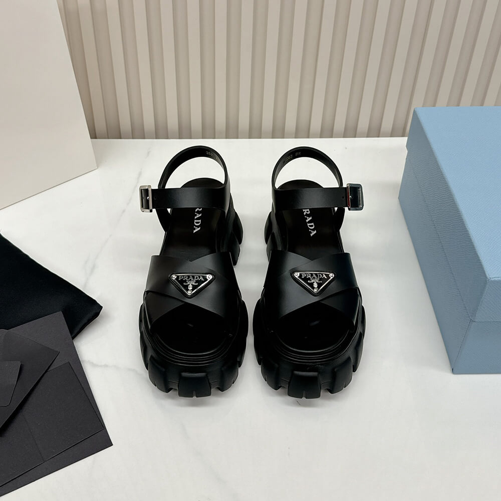 Pra*a Monolith rubber sandals