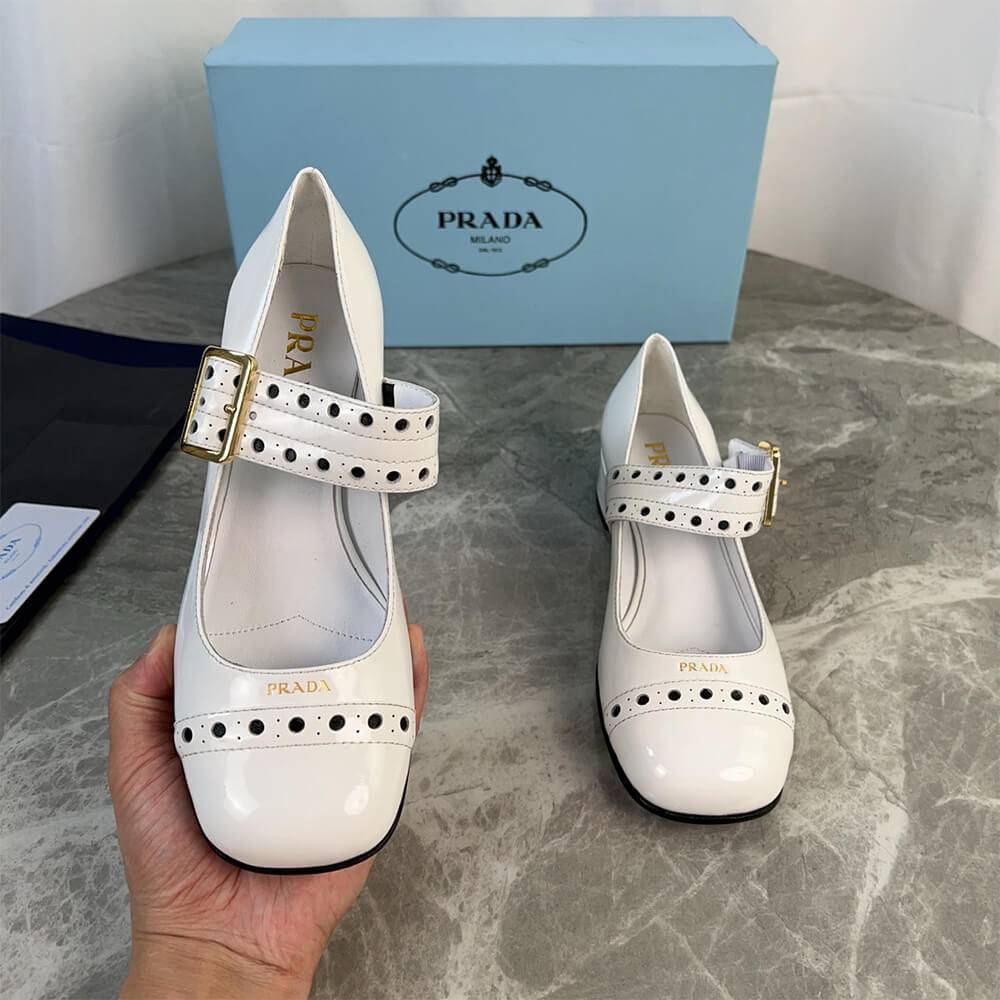 Pra*a Patent leather Mary Jane pumps