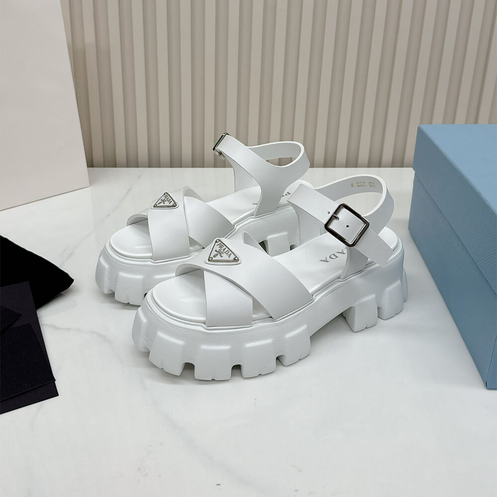 Pra*a Monolith rubber sandals