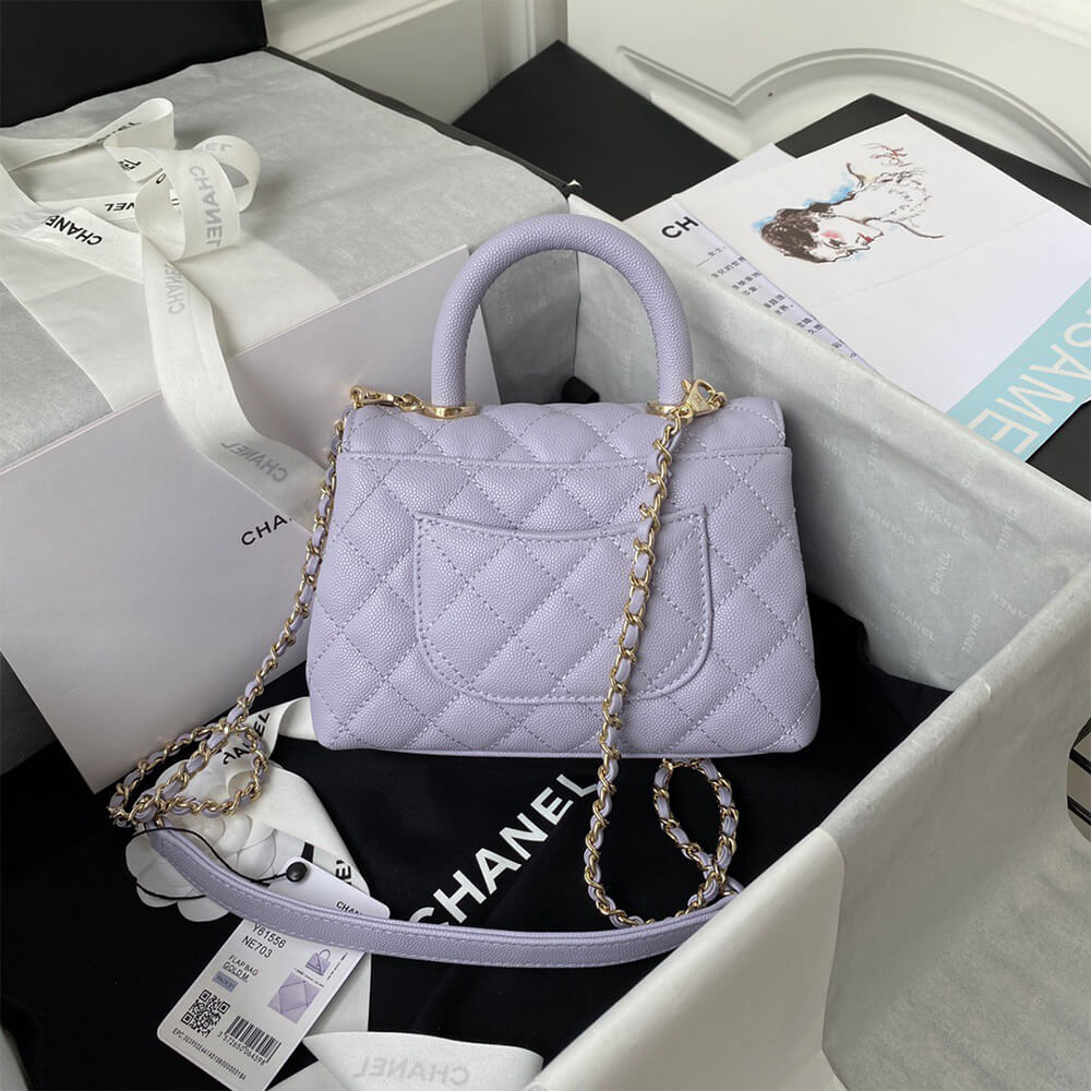 Ch**el MINI COCO Handle Bag(HIGH-END GRADE)