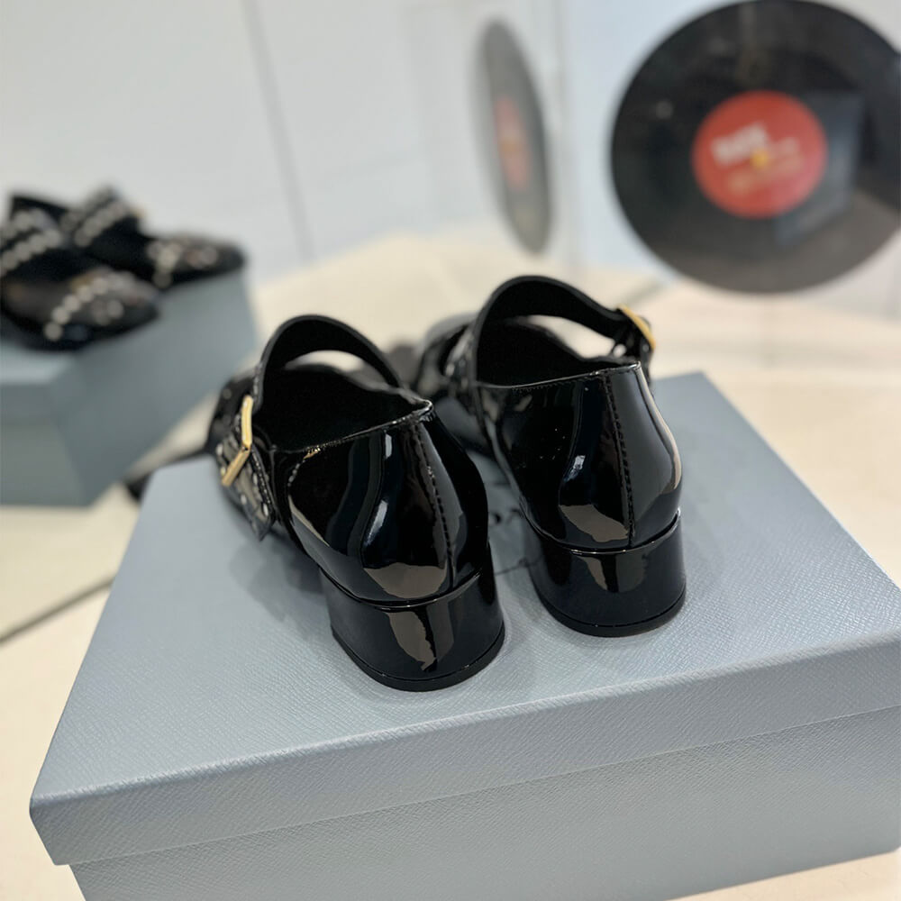 Pra*a Patent leather Mary Jane pumps