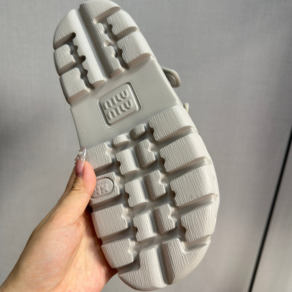 M1um1u Chunky neoprene sandals