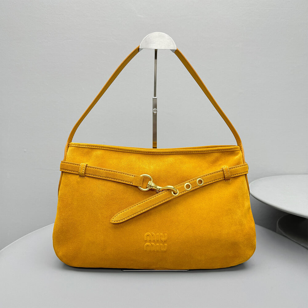 M1um1u Medium Aventure suede bag(HIGH-END GRADE)
