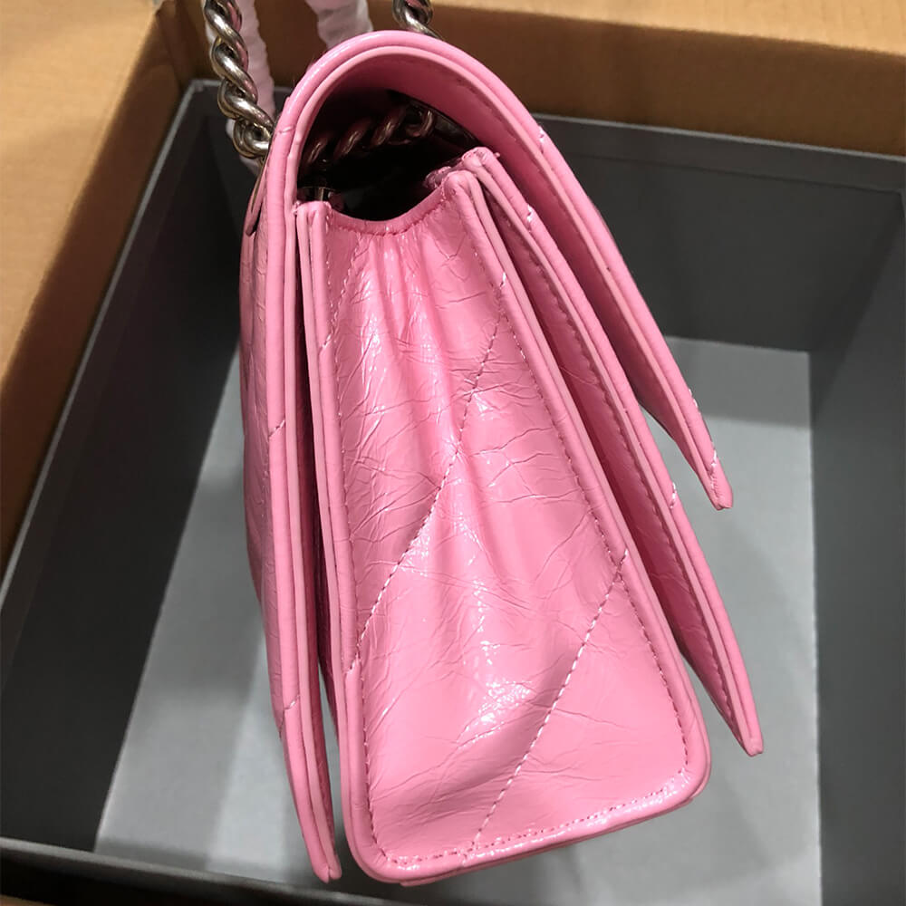 Ba1en*iaga Women’s Crush Chain Bag Small(HIGH-END GRADE)