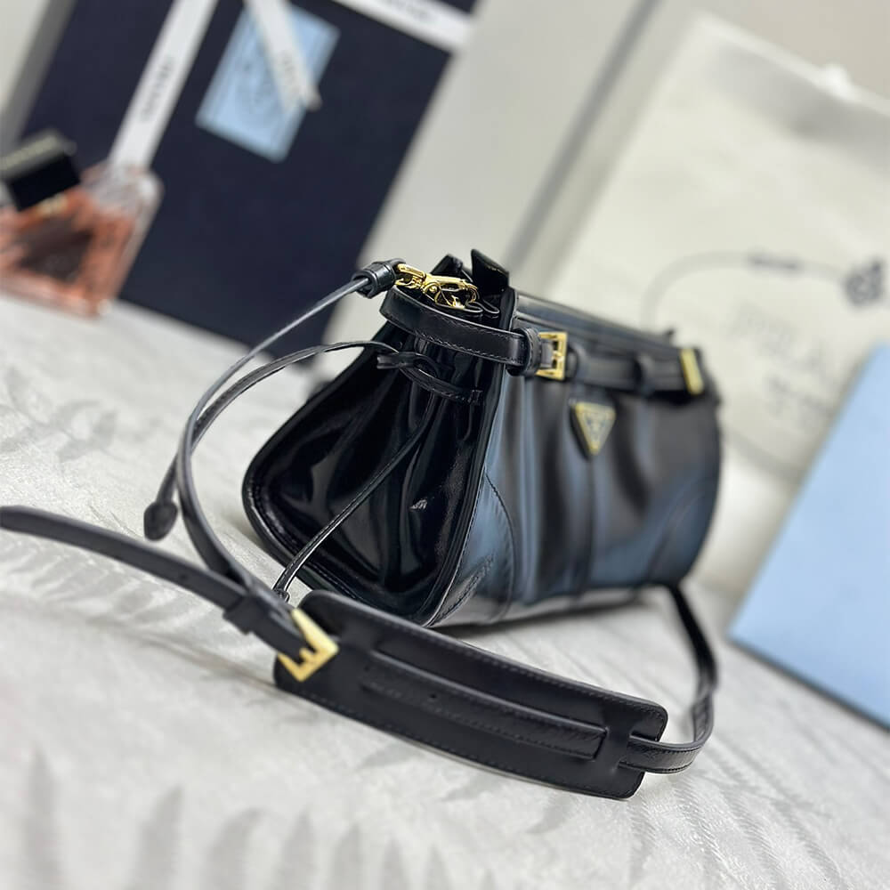 Pra*a Bonnie small leather shoulder bag(HIGH-END GRADE)