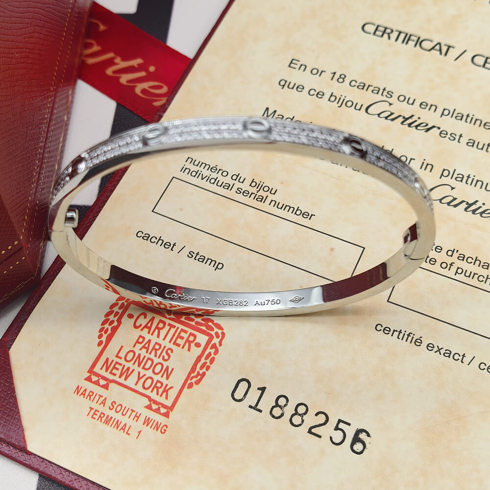 Ca*t1er LOVE bracelet