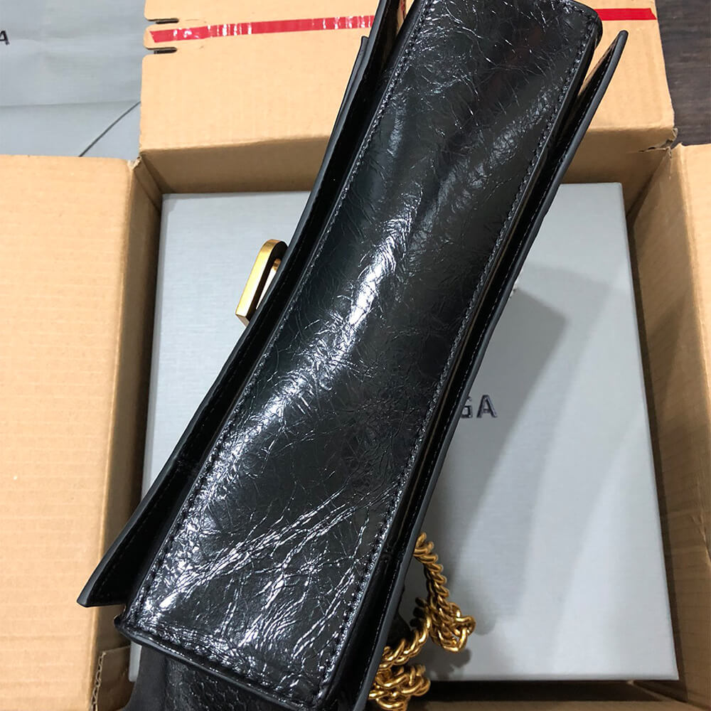 Ba1en*iaga Women’s Crush Chain Bag Small(HIGH-END GRADE)