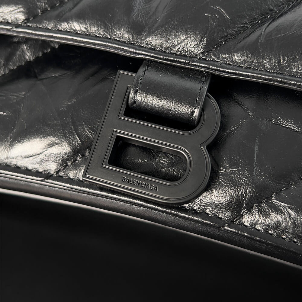Ba1en*iaga Women’s Crush Chain Bag Medium(HIGH-END GRADE)