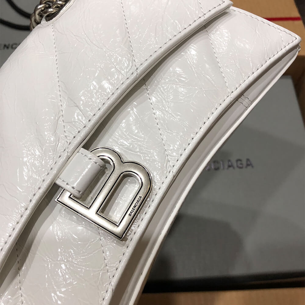 Ba1en*iaga Women’s Crush Chain Bag Small(HIGH-END GRADE)