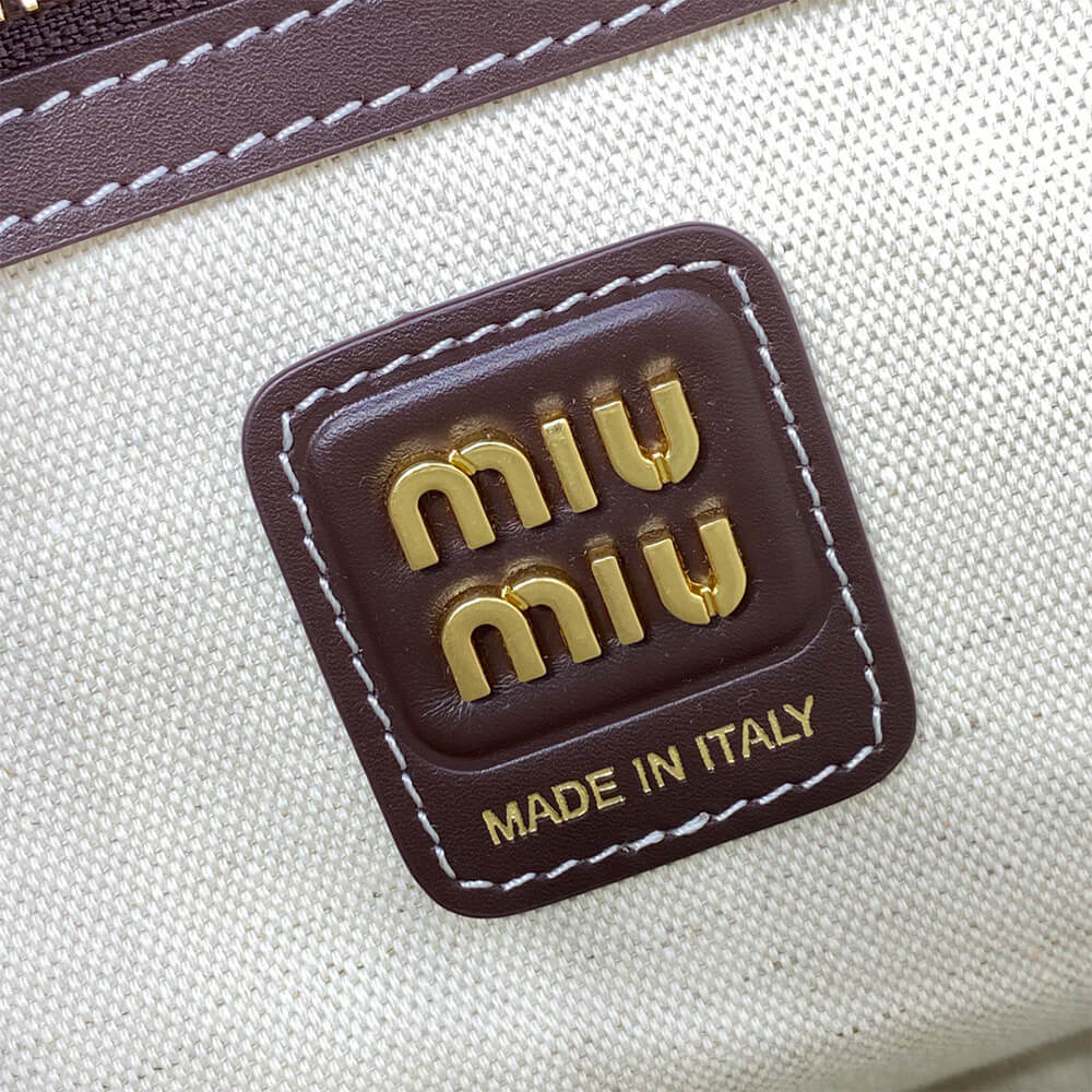 M1um1u REGULAR IVY LEATHER BAG(HIGH-END GRADE)