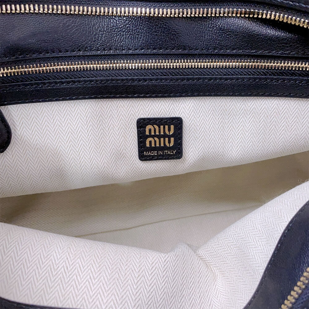 M1um1u Medium Aventure nappa leather bag(HIGH-END GRADE)