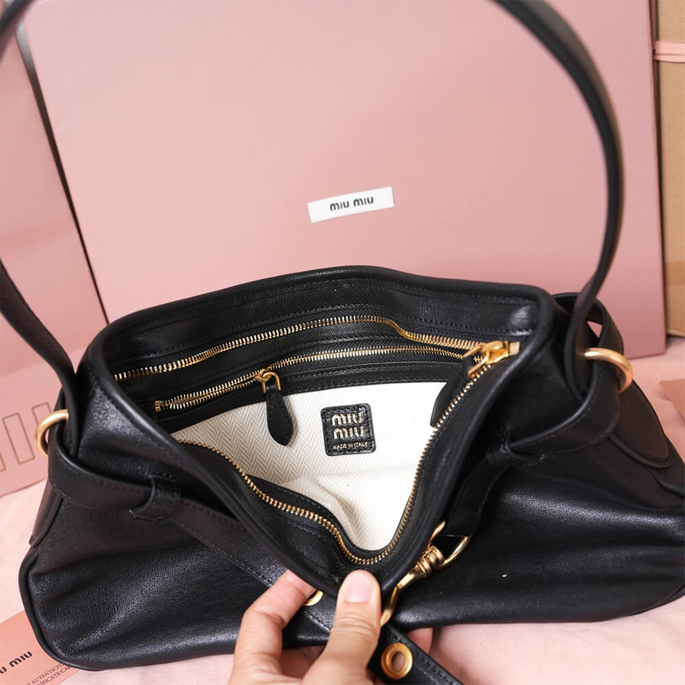 M1um1u Regular Aventure nappa leather bag(HIGH-END GRADE)