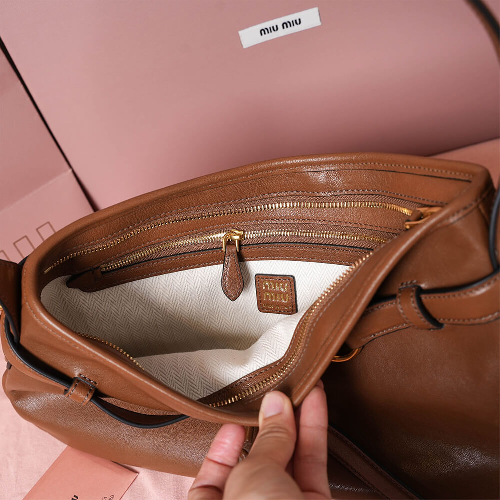 M1um1u Regular Aventure nappa leather bag(HIGH-END GRADE)