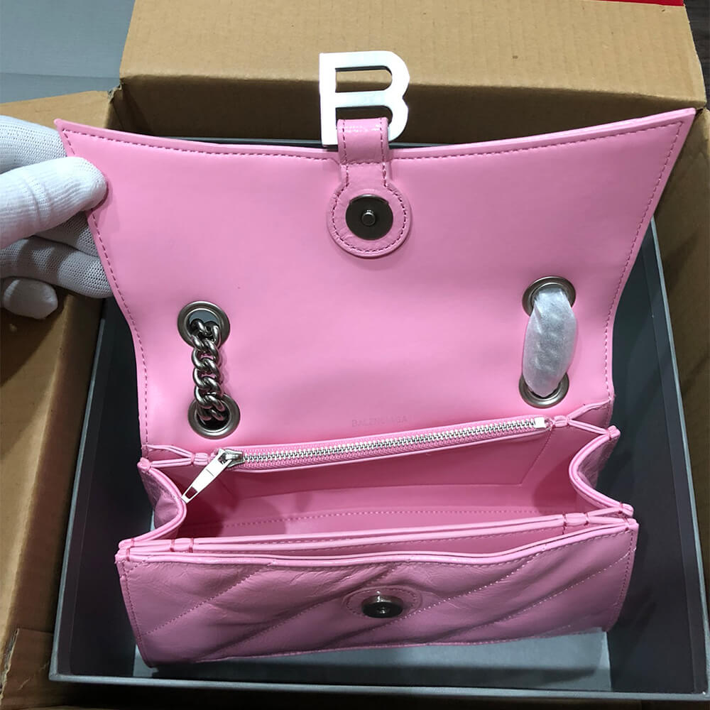Ba1en*iaga Women’s Crush Chain Bag Small(HIGH-END GRADE)