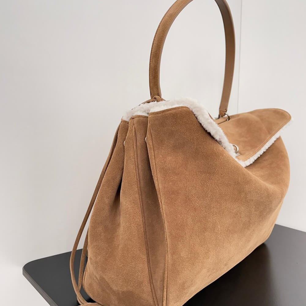 Ba1en*iaga Rodeo Handbag Large Suede(HIGH-END GRADE)