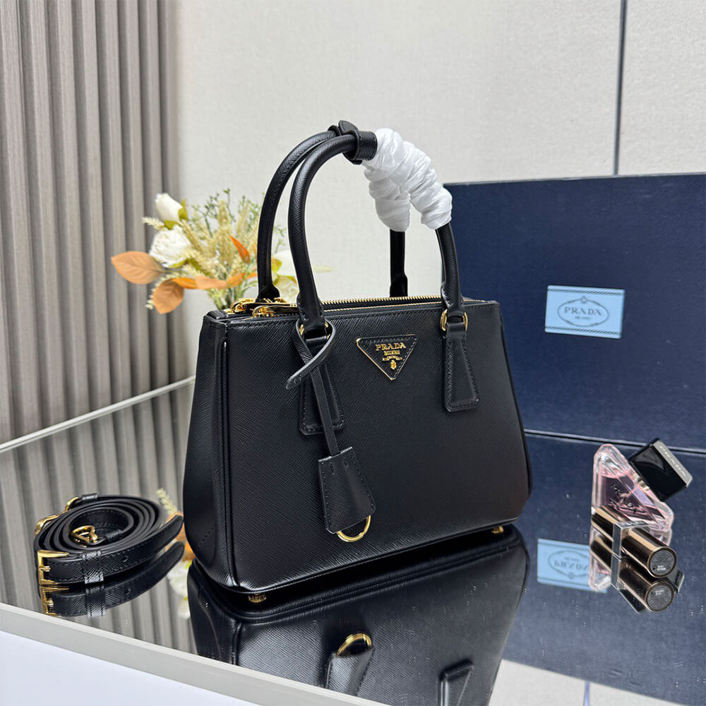 Pra*a Small Pra*a Galleria Saffiano leather bag(HIGH-END GRADE)