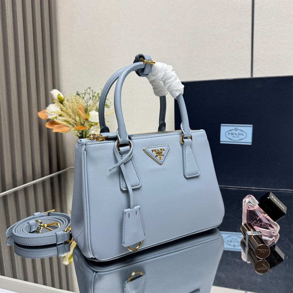 Pra*a Small Pra*a Galleria Saffiano leather bag(HIGH-END GRADE)
