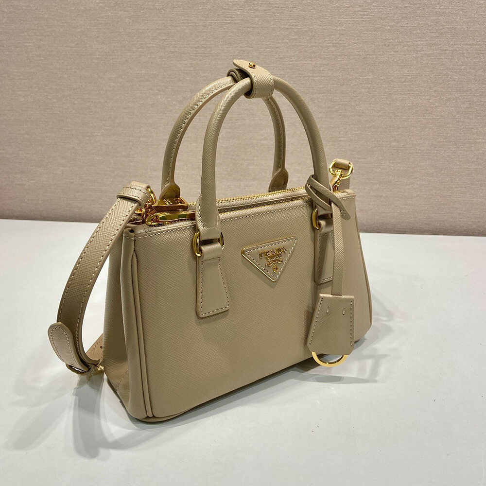 Pra*a Galleria Saffiano leather mini-bag(HIGH-END GRADE)