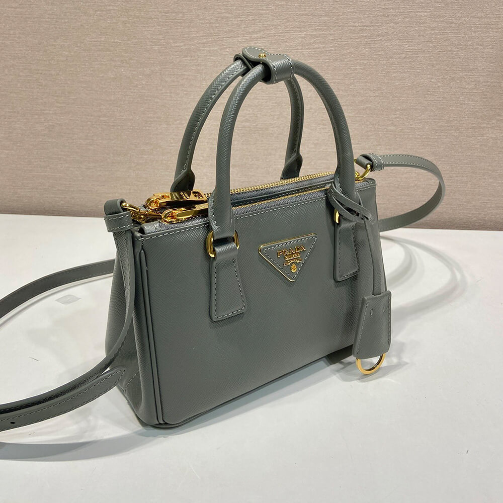 Pra*a Galleria Saffiano leather mini-bag(HIGH-END GRADE)
