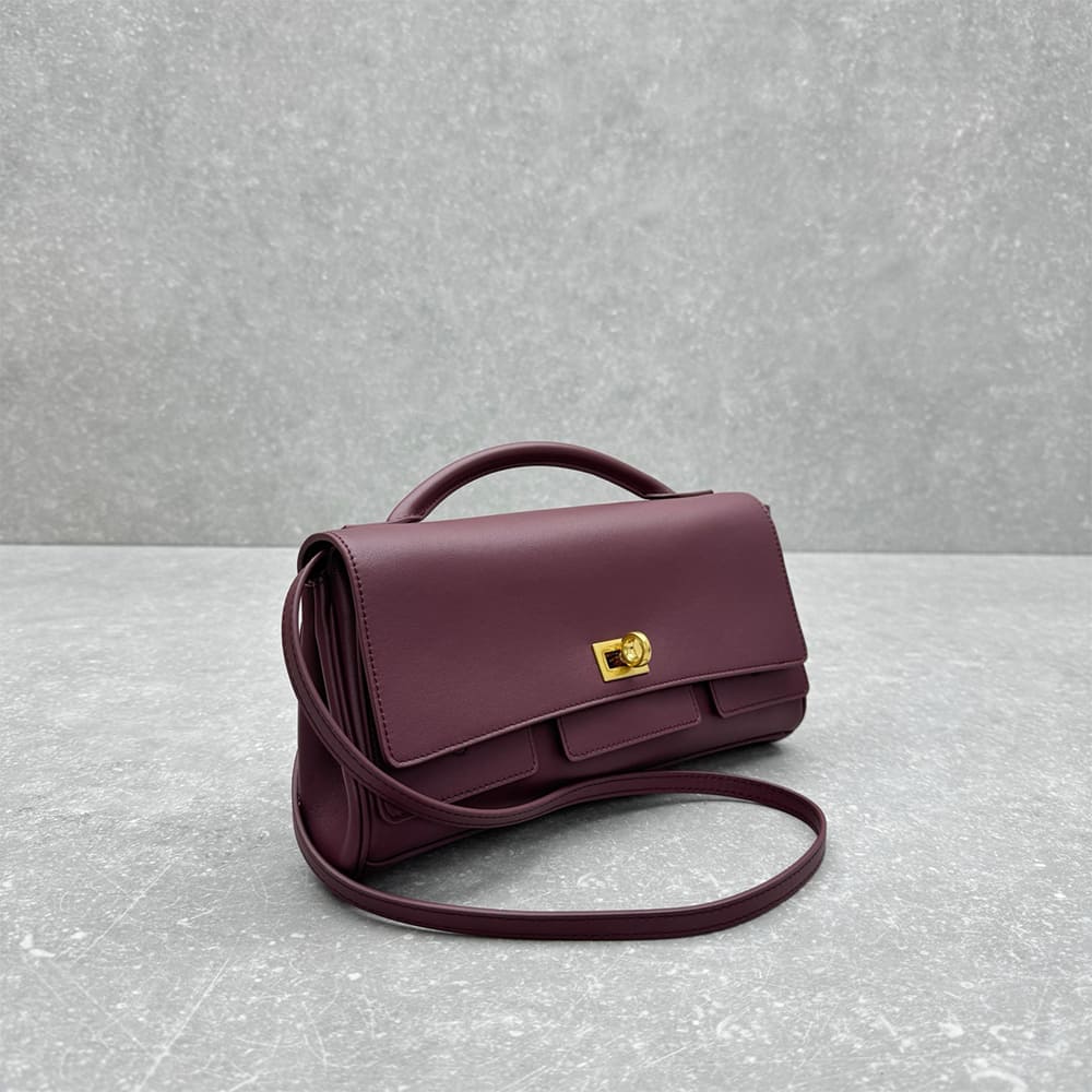 Ba1en*iaga Women’s Bel Air Clutch On Strap Small(HIGH-END GRADE)