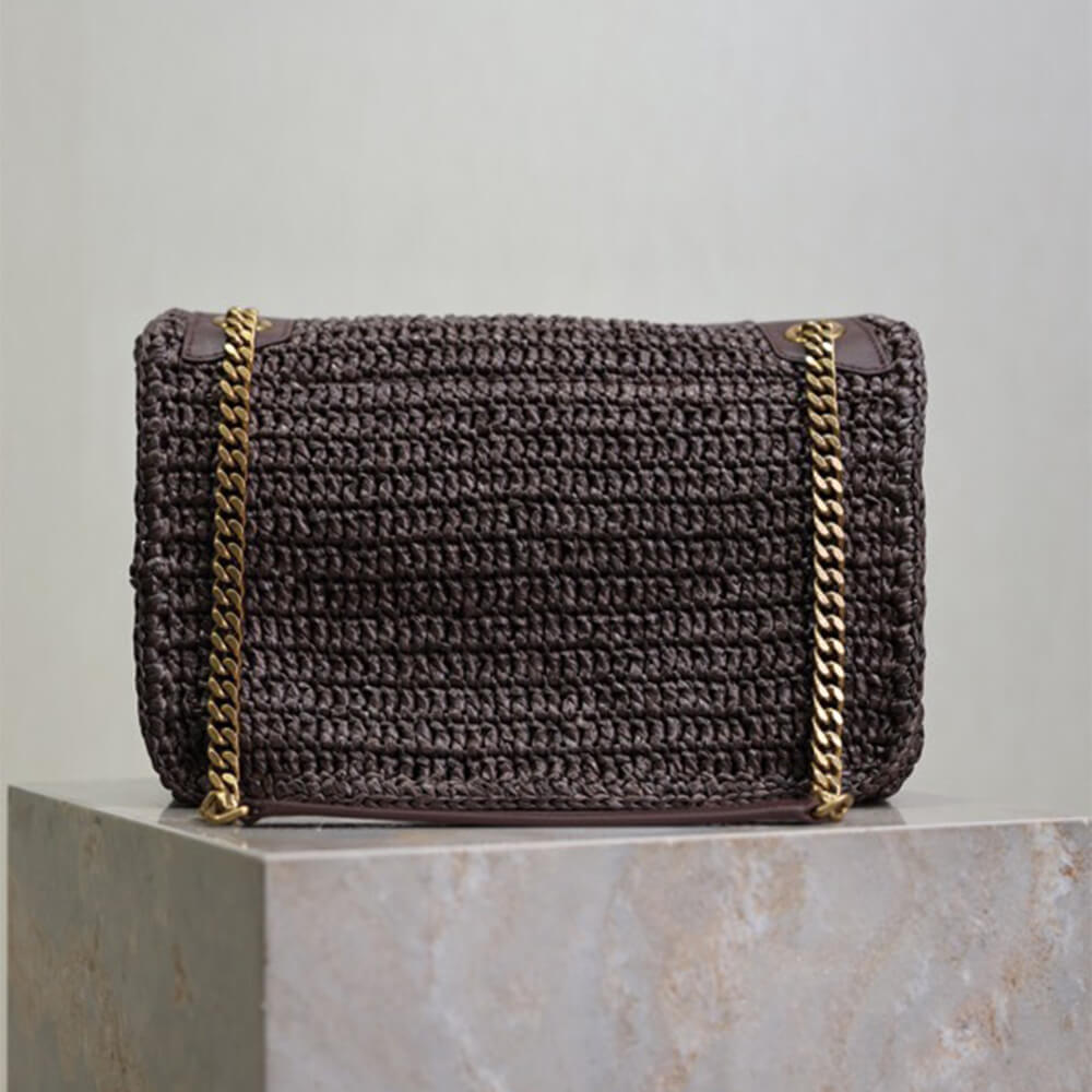Y51 NIKI medium in raffia(HIGH-END GRADE)