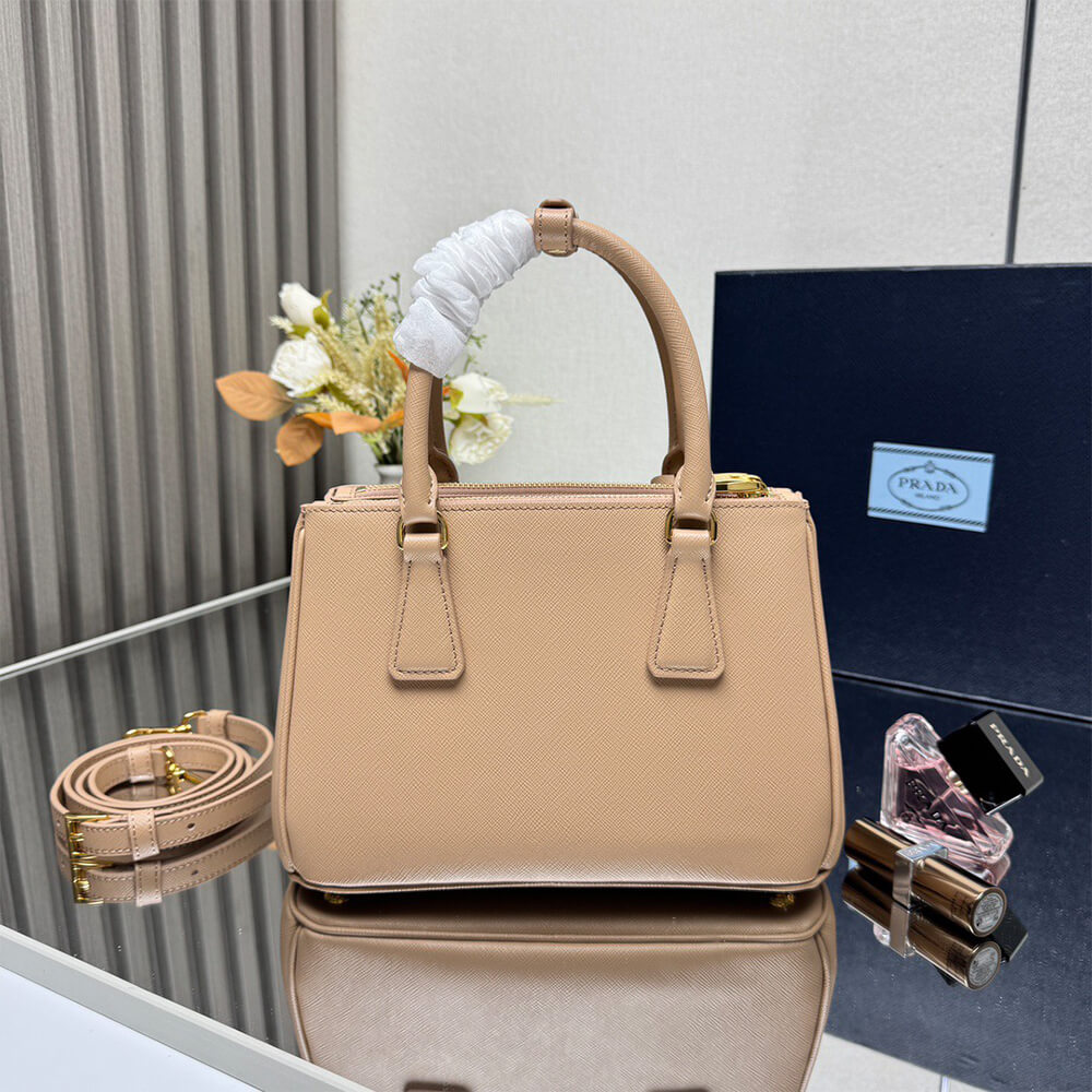 Pra*a Small Pra*a Galleria Saffiano leather bag(HIGH-END GRADE)