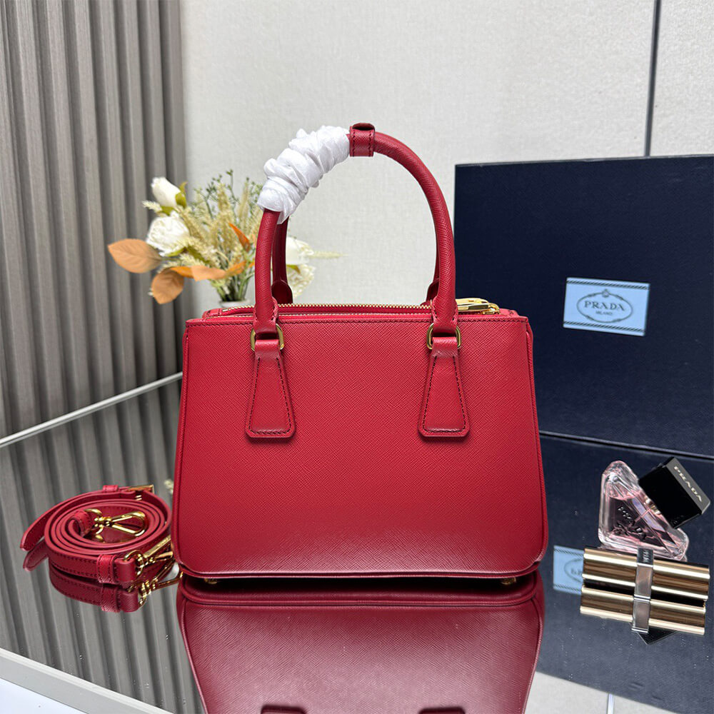 Pra*a Small Pra*a Galleria Saffiano leather bag(HIGH-END GRADE)