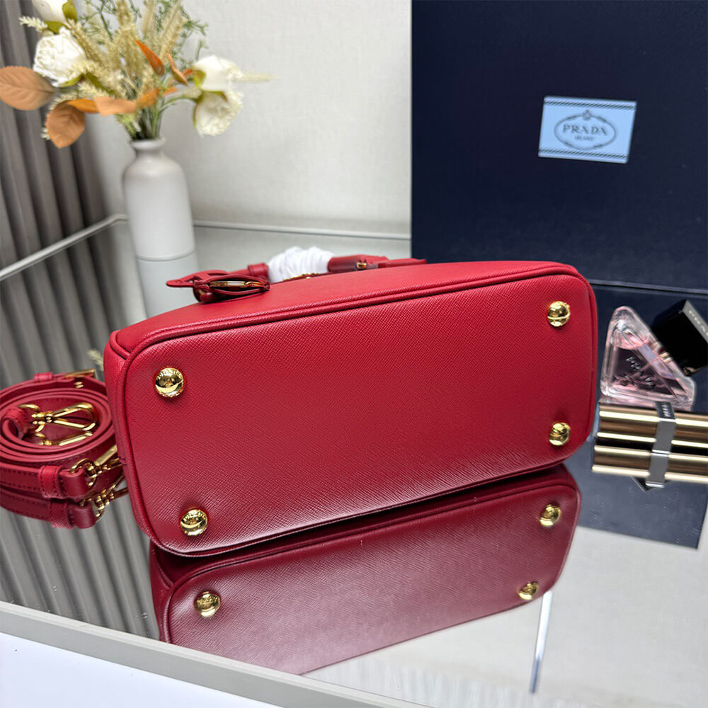 Pra*a Small Pra*a Galleria Saffiano leather bag(HIGH-END GRADE)