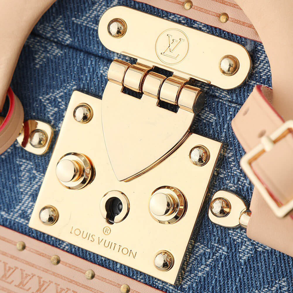 lv petite valise De*1m bleu