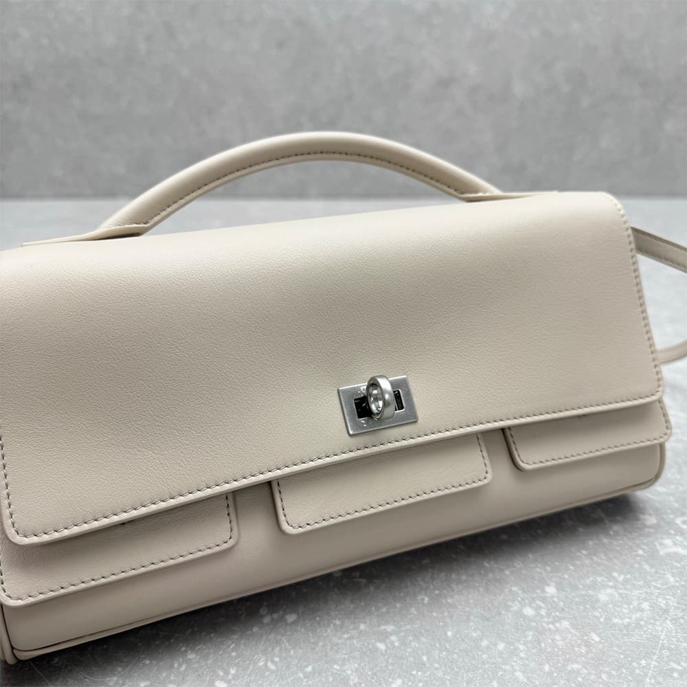 Ba1en*iaga Women’s Bel Air Clutch On Strap Small(HIGH-END GRADE)