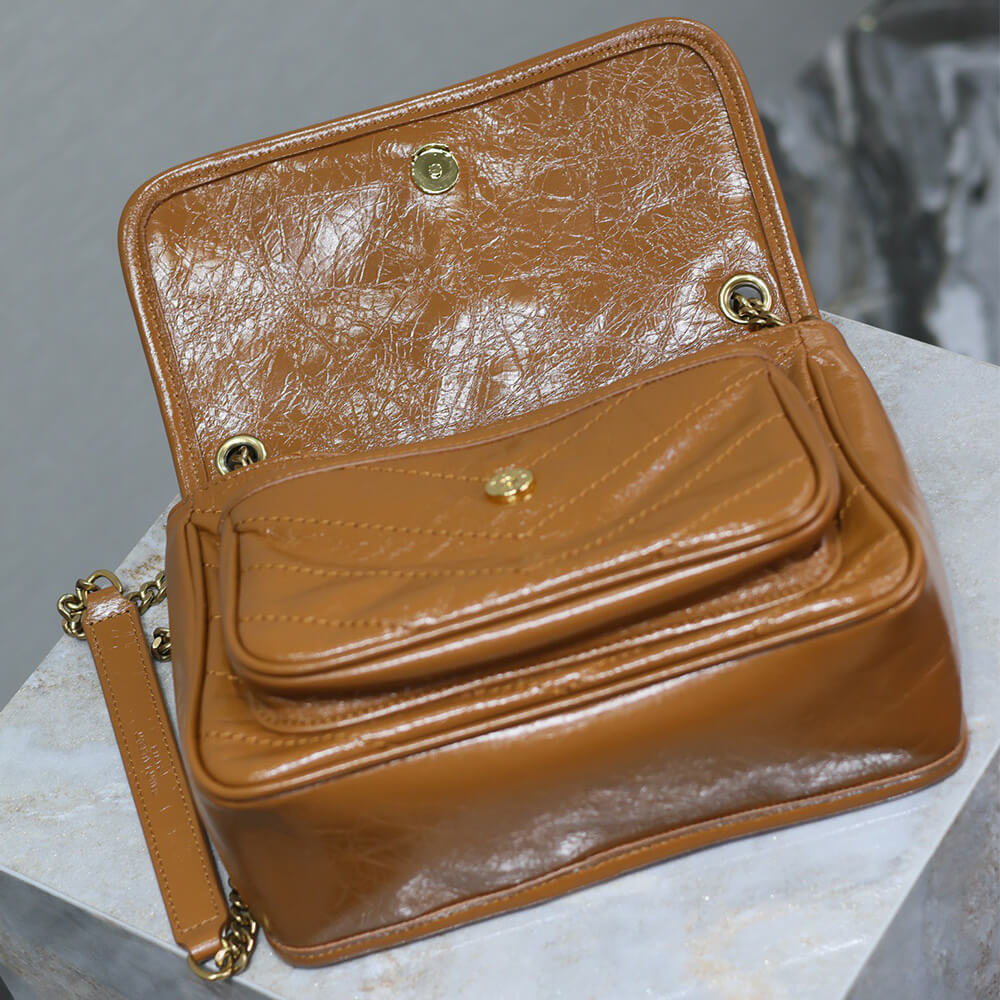 Y51 NIKI baby in vintage leather(HIGH-END GRADE)