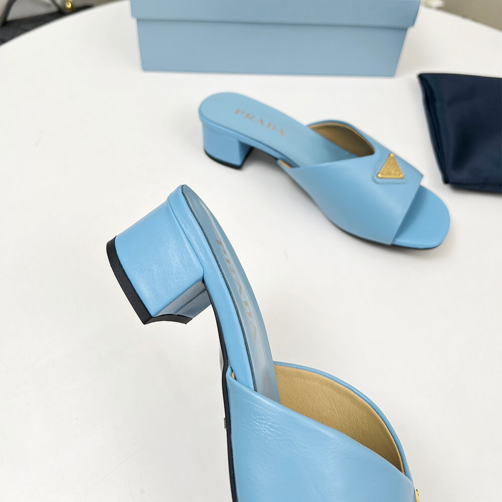 Pra*a Padded nappa leather sandals