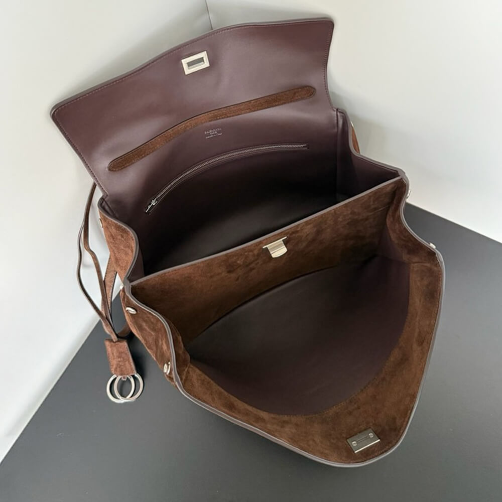 Ba1en*iaga Rodeo Handbag Medium Suede(HIGH-END GRADE)