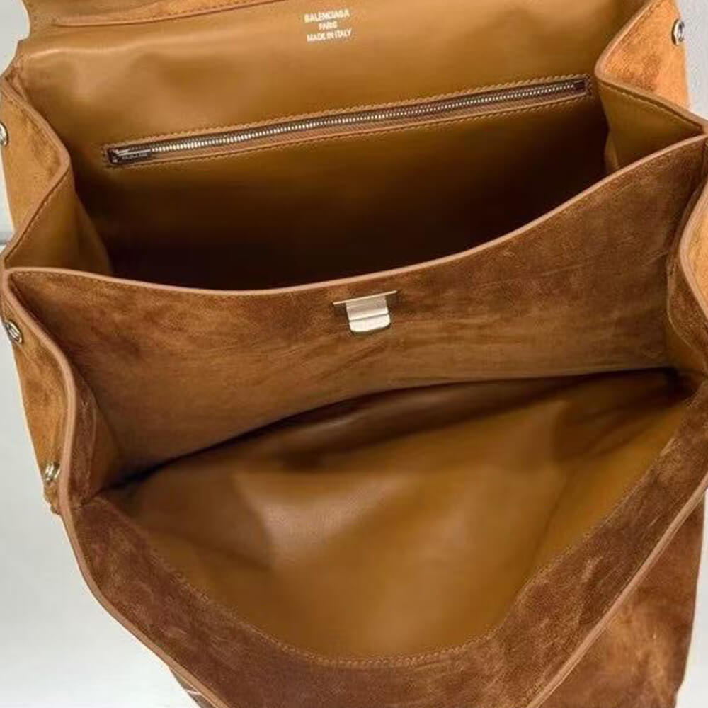 Ba1en*iaga Rodeo Handbag Medium Suede(HIGH-END GRADE)