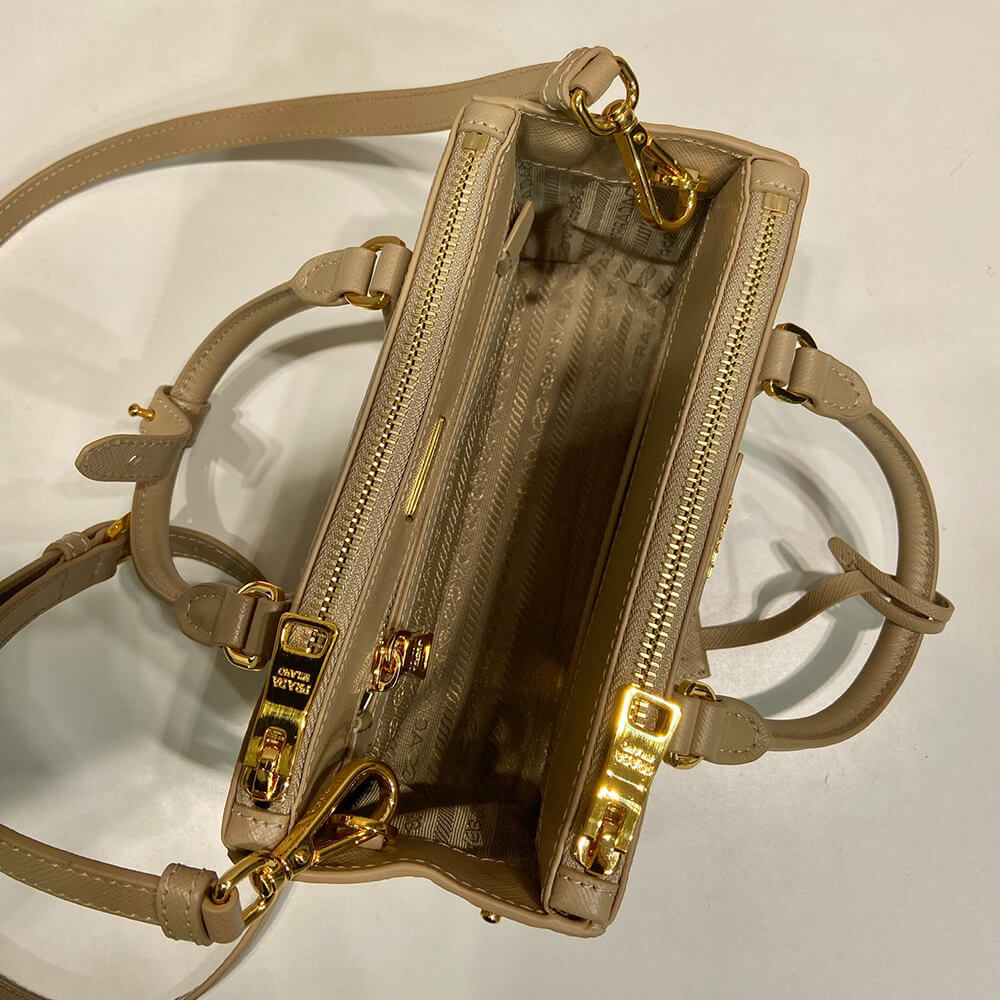 Pra*a Galleria Saffiano leather mini-bag(HIGH-END GRADE)