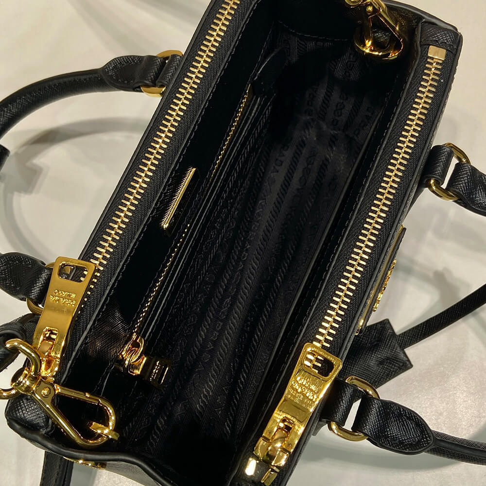 Pra*a Galleria Saffiano leather mini-bag(HIGH-END GRADE)
