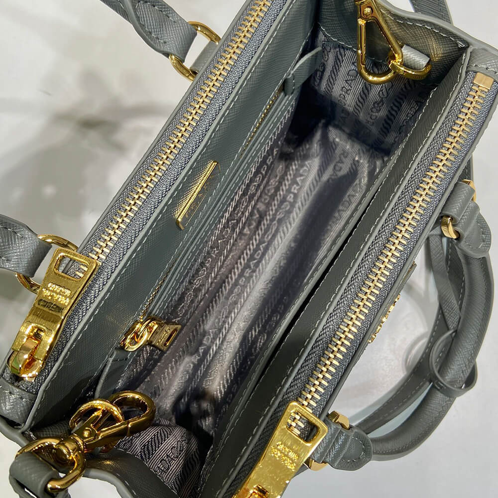 Pra*a Galleria Saffiano leather mini-bag(HIGH-END GRADE)